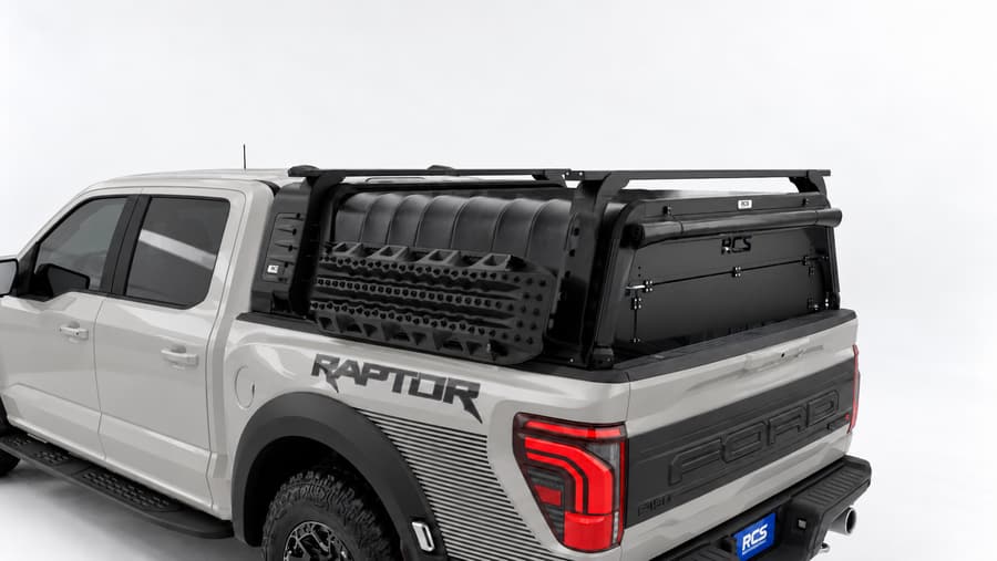 RCS canopy on a Ford F-150, with every add-on