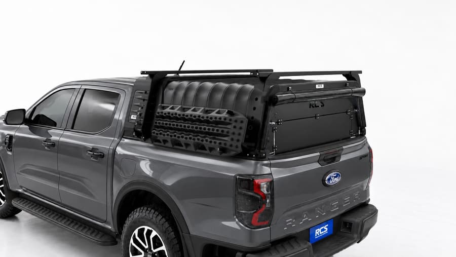 RCS canopy on a Ford Ranger, with every add-on