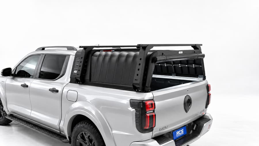 RCS canopy on a GWM Cannon, with roof racks