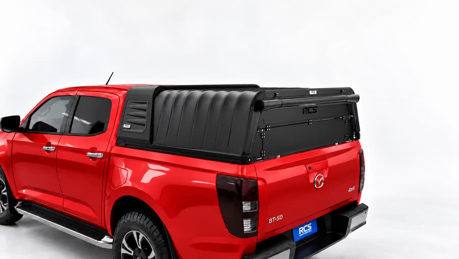 RCS canopy on a Mazda BT-50, with security screen