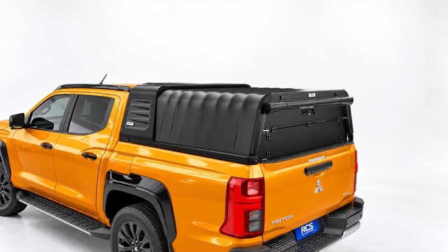 RCS canopy on a Mitsubishi Triton, with security screen