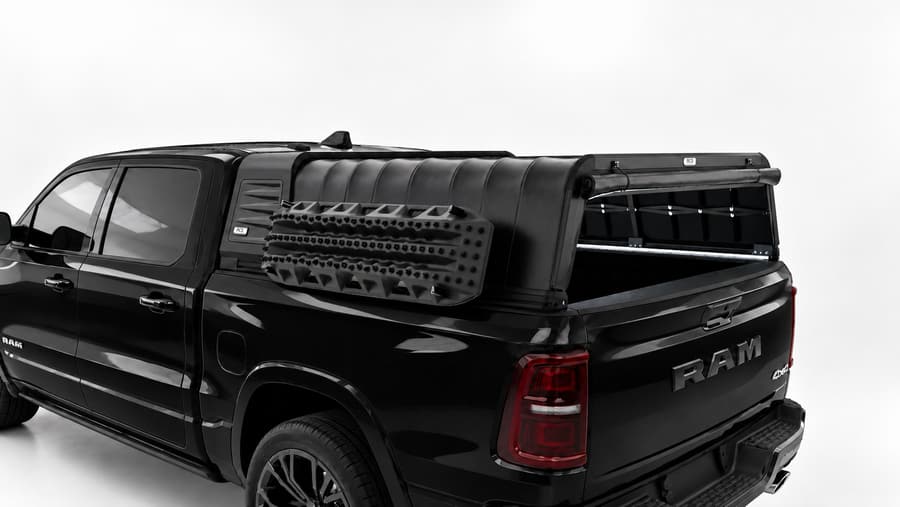RCS canopy on a RAM 1500, with MaxTrax mounts