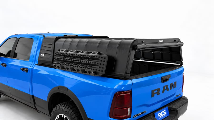 RCS canopy on a RAM 2500, with MaxTrax mounts