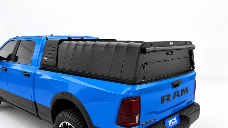 RCS canopy on a RAM 2500, with security screen